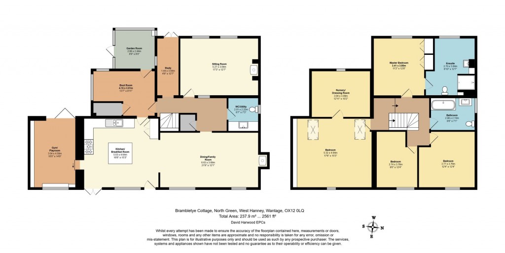 Floorplans For North Green, West Hanney, OX12