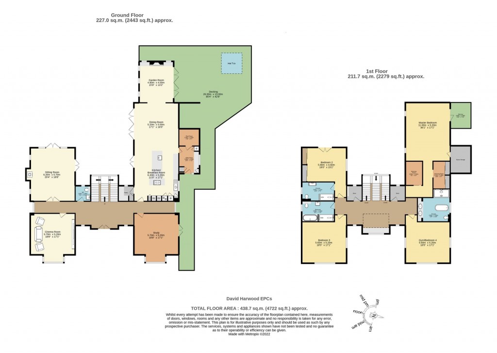 Floorplans For Oxford Road, Frilford, OX13