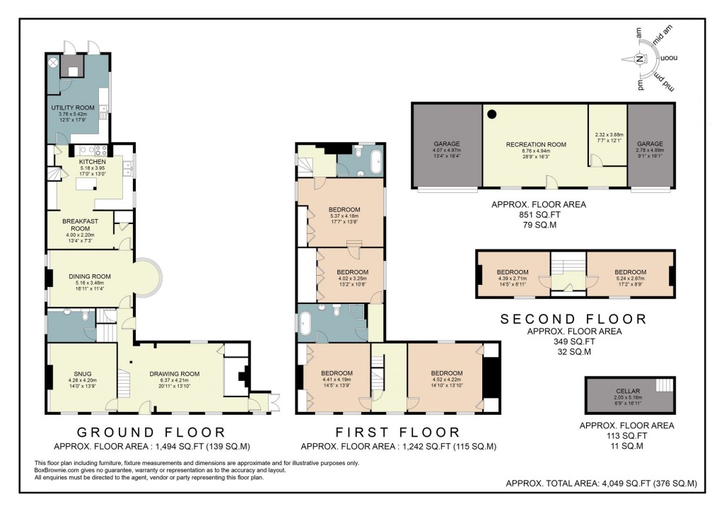 Floorplans For Wharf Road, Shillingford, OX10